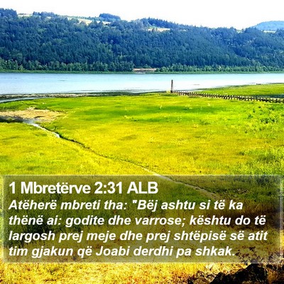 1 Mbretërve 2:31 ALB Bible Verse Image