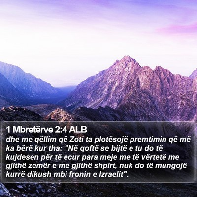 1 Mbretërve 2:4 ALB Bible Verse Image