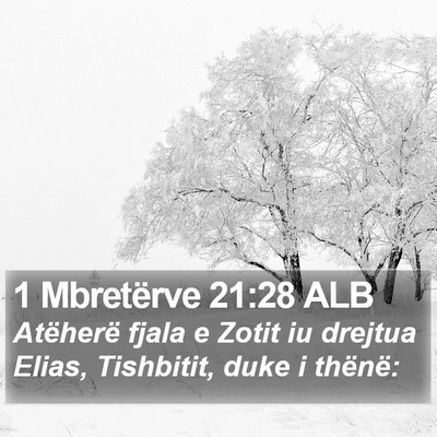 1 Mbretërve 21:28 ALB Bible Verse Image