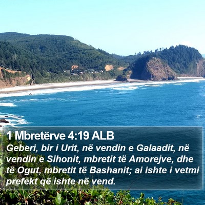 1 Mbretërve 4:19 ALB Bible Verse Image