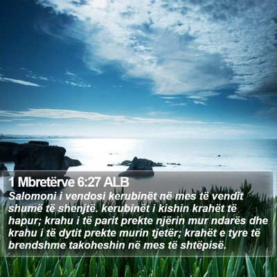 1 Mbretërve 6:27 ALB Bible Verse Image
