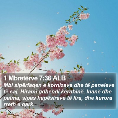 1 Mbretërve 7:36 ALB Bible Verse Image