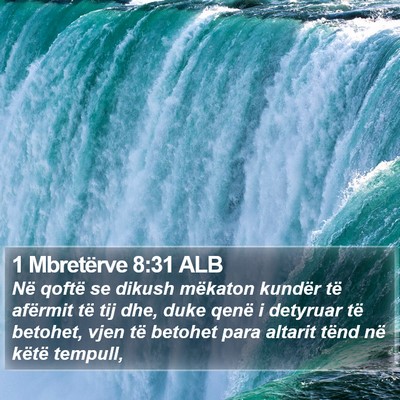 1 Mbretërve 8:31 ALB Bible Verse Image