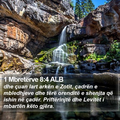 1 Mbretërve 8:4 ALB Bible Verse Image