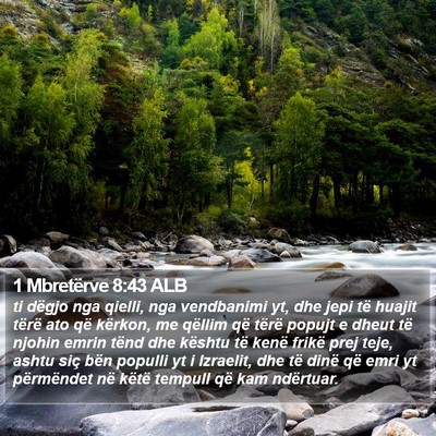 1 Mbretërve 8:43 ALB Bible Verse Image