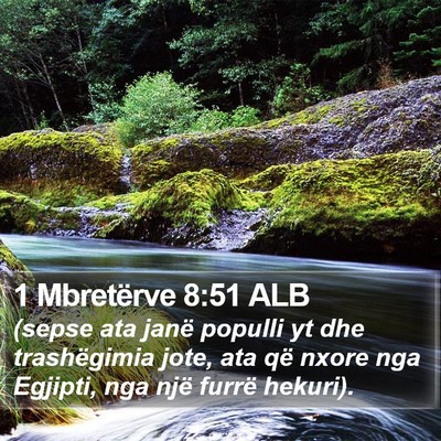 1 Mbretërve 8:51 ALB Bible Verse Image