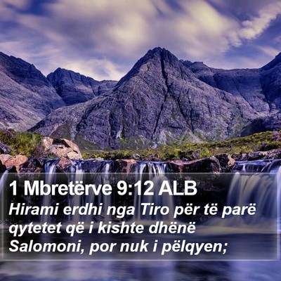 1 Mbretërve 9:12 ALB Bible Verse Image