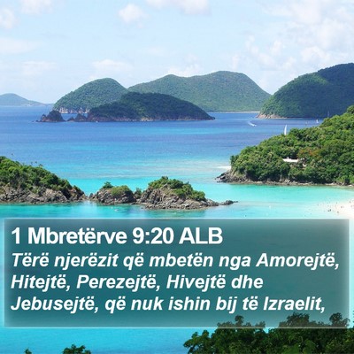 1 Mbretërve 9:20 ALB Bible Verse Image