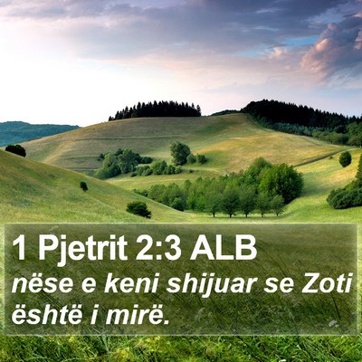 1 Pjetrit 2:3 ALB Bible Verse Image