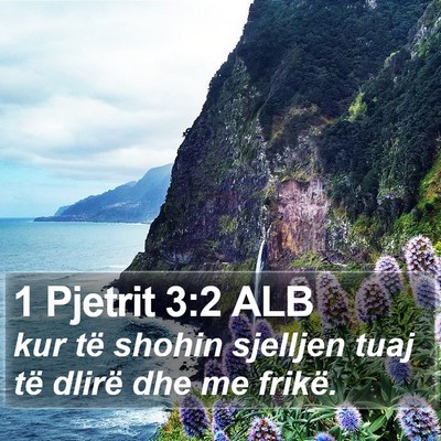 1 Pjetrit 3:2 ALB Bible Verse Image