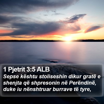 1 Pjetrit 3:5 ALB Bible Verse Image