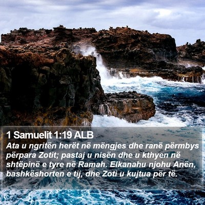 1 Samuelit 1:19 ALB Bible Verse Image