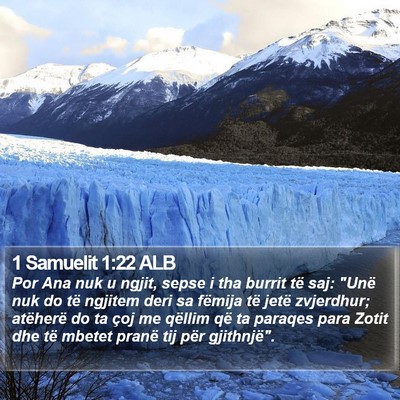 1 Samuelit 1:22 ALB Bible Verse Image