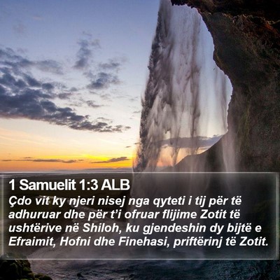 1 Samuelit 1:3 ALB Bible Verse Image