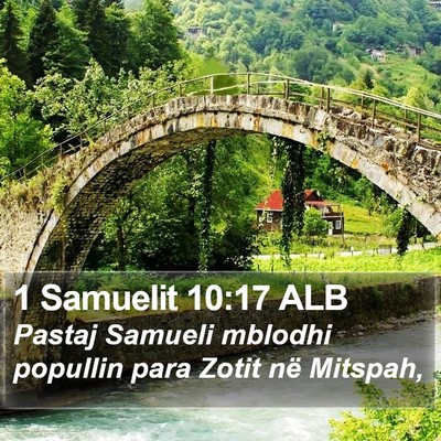 1 Samuelit 10:17 ALB Bible Verse Image