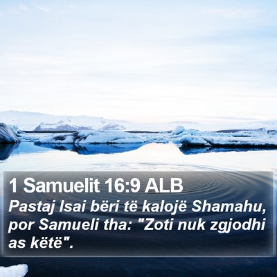 1 Samuelit 16:9 ALB Bible Verse Image