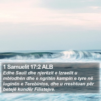 1 Samuelit 17:2 ALB Bible Verse Image