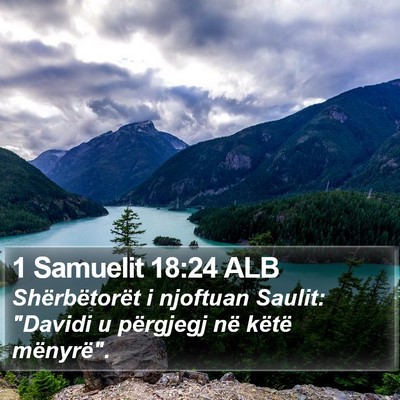 1 Samuelit 18:24 ALB Bible Verse Image