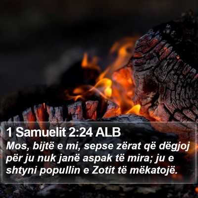1 Samuelit 2:24 ALB Bible Verse Image