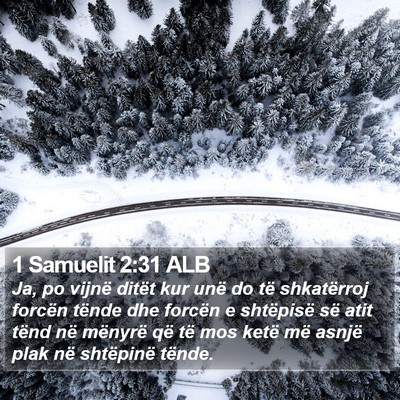 1 Samuelit 2:31 ALB Bible Verse Image