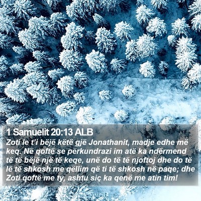 1 Samuelit 20:13 ALB Bible Verse Image