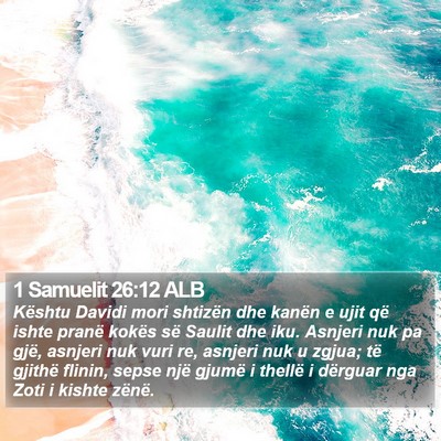 1 Samuelit 26:12 ALB Bible Verse Image