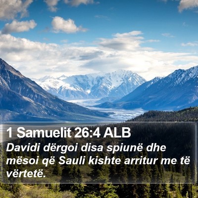 1 Samuelit 26:4 ALB Bible Verse Image