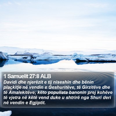 1 Samuelit 27:8 ALB Bible Verse Image