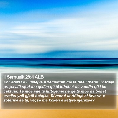 1 Samuelit 29:4 ALB Bible Verse Image