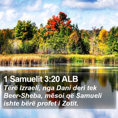 1 Samuelit 3:20 ALB Bible Verse Image