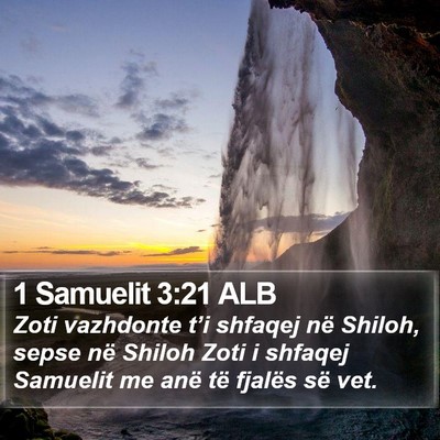 1 Samuelit 3:21 ALB Bible Verse Image