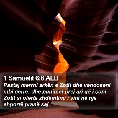 1 Samuelit 6:8 ALB Bible Verse Image