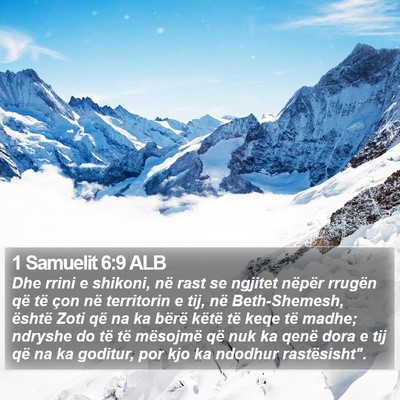1 Samuelit 6:9 ALB Bible Verse Image