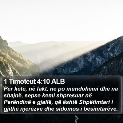1 Timoteut 4:10 ALB Bible Verse Image