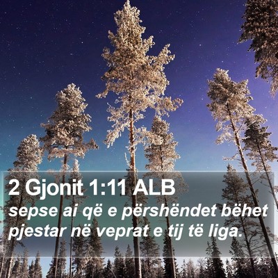 2 Gjonit 1:11 ALB Bible Verse Image