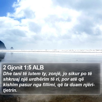 2 Gjonit 1:5 ALB Bible Verse Image