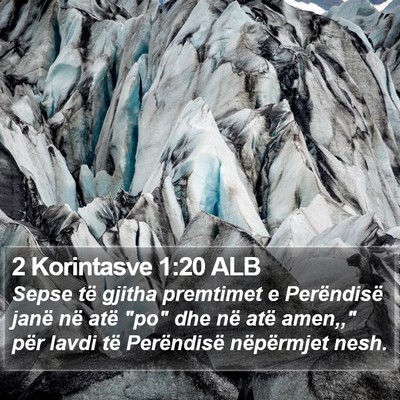 2 Korintasve 1:20 ALB Bible Verse Image