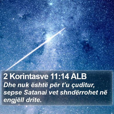 2 Korintasve 11:14 ALB Bible Verse Image