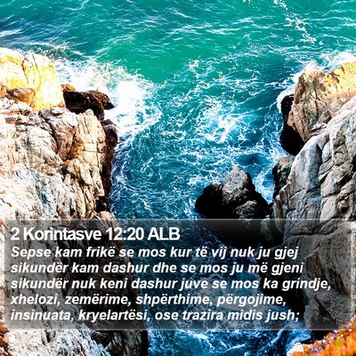 2 Korintasve 12:20 ALB Bible Verse Image
