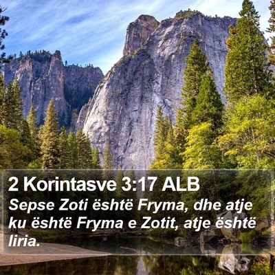 2 Korintasve 3:17 ALB Bible Verse Image