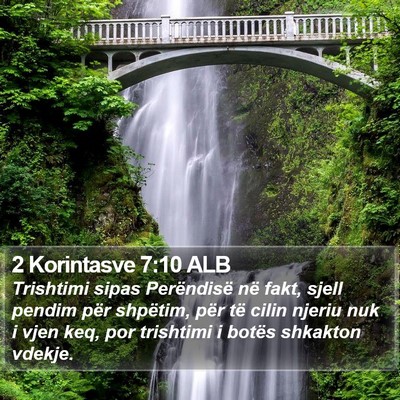 2 Korintasve 7:10 ALB Bible Verse Image