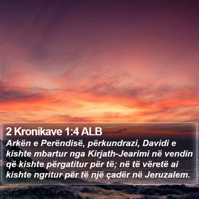 2 Kronikave 1:4 ALB Bible Verse Image