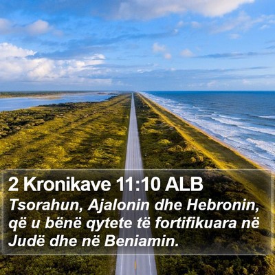 2 Kronikave 11:10 ALB Bible Verse Image