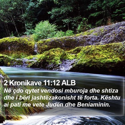 2 Kronikave 11:12 ALB Bible Verse Image