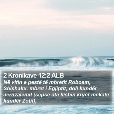 2 Kronikave 12:2 ALB Bible Verse Image