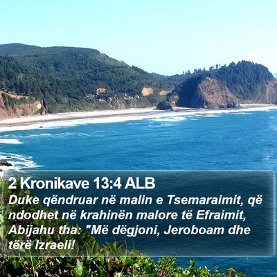 2 Kronikave 13:4 ALB Bible Verse Image