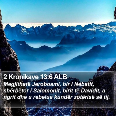 2 Kronikave 13:6 ALB Bible Verse Image