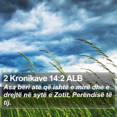 2 Kronikave 14:2 ALB Bible Verse Image
