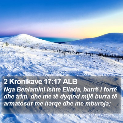 2 Kronikave 17:17 ALB Bible Verse Image
