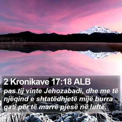2 Kronikave 17:18 ALB Bible Verse Image